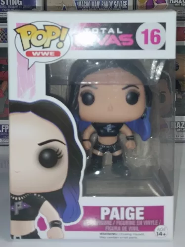 Funko Pop! WWE Paige #16 w/Protector Vinyl Figure Vaulted Total Divas Saraya AEW