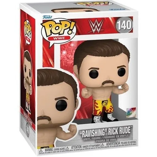 Funko POP! WWE: Ravishing Rick Rude Figure #140 + Protector