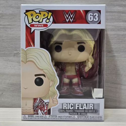 Funko Pop! WWE Ric Flair Superstar Wrestler (#63) Red Robe Vaulted + Protector