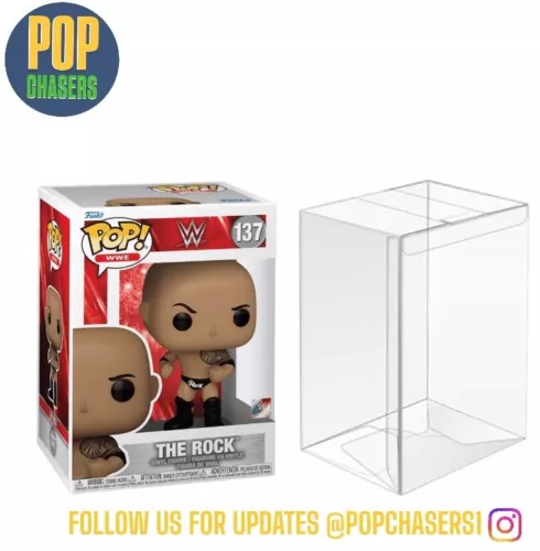 Funko POP! WWE: The Rock #137 W/Pop Protector