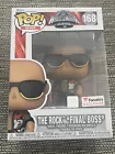 Funko Pop WWE The Rock “Final Boss" #168 Fanatics Exclusive W/PROTECTOR