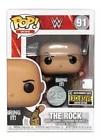 Funko Pop WWE The Rock (with Belt) #91 exclusive 25th anniversary NWB