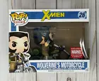 Funko Pop! X-Men Wolverine’s Motorcycle #26 Marvel Collector Corps Exclusive #D