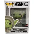 Funko POP Yoda Hooded #393 Vinyl Bobblehead Star Wars Gamestop Exclusive New