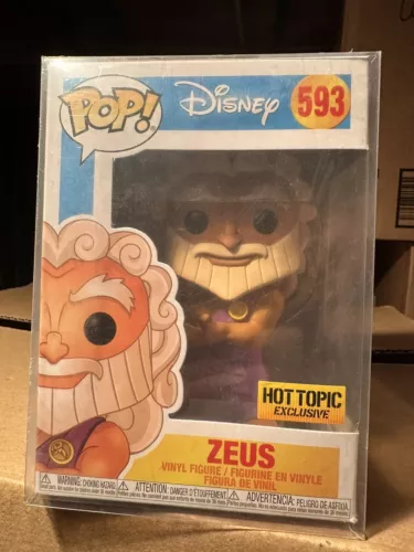 Funko POP Zeus Hercules Hot Topic Exclusive Disney Vinyl Figure #593 NEW