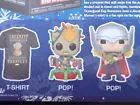 Funko Pops MARVEL Collector Corps Holiday Exclusive Groot Thor T-Shirt 2X - 2019