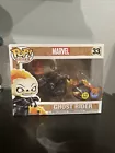 Funko Rides Marvel #33 Ghost Rider Motorcycle Glow GITD PX Exclusive POP!