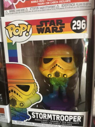 Funko Star Wars Pride 2021 Pop! Stormtrooper #296 (Rainbow) Vinyl Bobble-Head 🌈