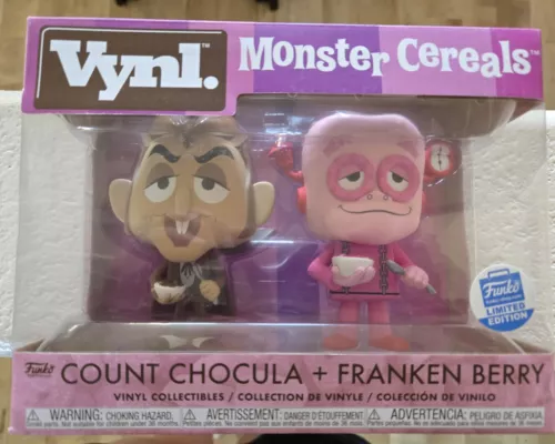 Funko Vynl: Monster Cereals - CountChocula & Frankenberry ~ 2018 Excl ~ Vaulted