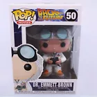 G1 Funko Pop Movies Vinyl Figure Dr. Emmett Brown Back to the Future 50