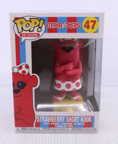 G2 Funko Pop Ad Icons Otter Pops STRAWBERRY SHORT KOOK Vinyl Figure 47