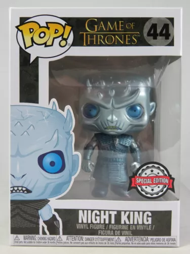 Game of Thrones Funko Pop - Night King (Metallic) - No. 44 - Free Protector