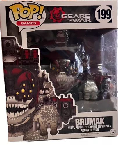 Gears of War Funko POP #199 Brumak Vinyl 6" Jumbo Figure