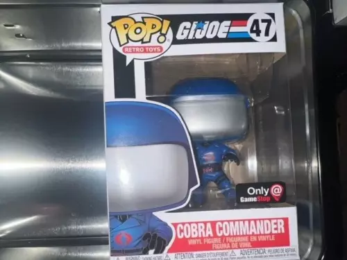 Gi Joe Cobra Commander Funko Pop #47 Gamestop Exclusive