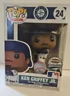 GIFT QUALITY! KEN GRIFFEY JR #24 MARINERS FUNKO POP! MLB Safeco Field Exclusive