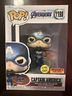 GITD Funko Pop! Marvel: Metallic CAPTAIN AMERICA #1198 Volcano X Exclusive