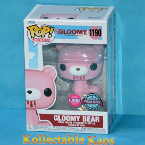 Gloomy the Naughty Grizzly - Gloomy Bear Flocked Pop! Vinyl Figure (RS) #1190