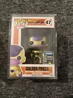 Golden Frieza Black Eyes Metallic #47 Dragon Ball Z SDCC 2015 Funko w protector