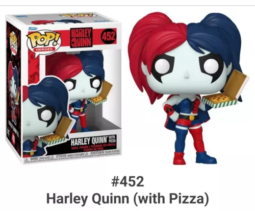 Harley Quinn with Pizza - #452 - Funko Pop! - DC Comics - Heroes