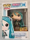 Hatsune Miku Metallic Hair ( RARE!) Funko Pop! 39 Hot Topic Exclusive New In Box