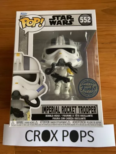 Imperial Rocket Trooper Star Wars FE 552 Funko Pop Vinyl New in Mint Box + P/P