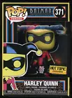 J Funko POP! DC Batman HARLEY QUINN #371 Black Light Glow Hot Topic Exclusive