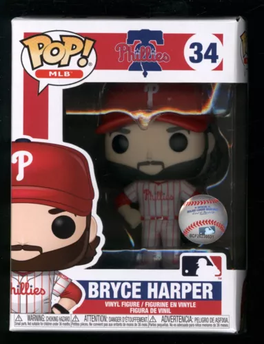 J Funko POP! Official MLB Baseball Bryce Harper #34 Phillies