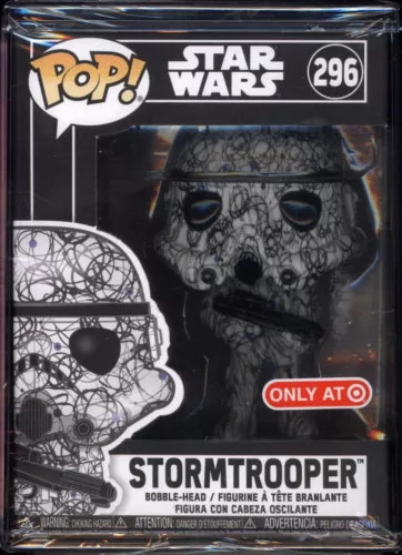 J Funko POP! Star Wars Futura Stormtrooper #296 | Target Excl | SEALED Hard Case