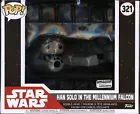 J Funko POP! Star Wars Han Solo Millennium Falcon #321 Exclusive w Soft Shield