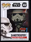 J Funko POP! Star Wars SANDTROOPER #322 LE NYCC Exclusive w/ Protector