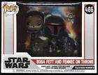 J Funko POP! Television Moments | Star Wars | Boba Fett & Fennec on Throne #486