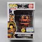 Jack-O-Bonnie Glow #231 ~ Funko Pop Five Nights at Freddy's Barnes in Protector