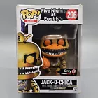 Jack-O-Chica #206 ~ Funko Pop Five Nights at Freddy's FNAF GameStop (Damaged)