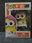 Jin as Minion #419 BTS/Despicable Me4 Funko Pop Vinyl Figure Animation/Rocks