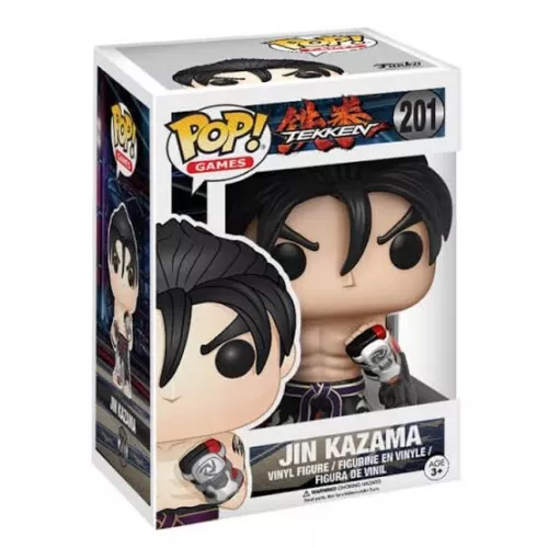 Jin Kazama Funko Pop! Vinyl #201  (black and white Pants) Tekken with P/P