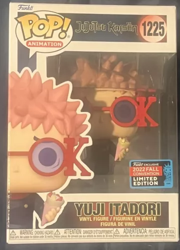 Jujutsu Kaisen Funko POP! Yuji Itadori with Glasses #1225 (2022 Fall Convention)