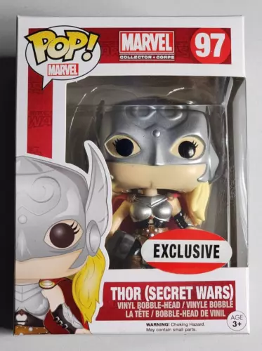 Lady Thor Secret Wars Marvel Collector Corps Exclusive 97 Funko Pop Vinyl