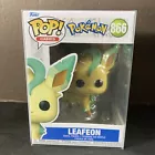 LEAFEON FUNKO POP! GAMES #866 POKEMON NINTENDO W/ PROTECTOR NEW