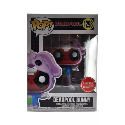 Marvel Deadpool Bunny Gamestop Exc Funko Pop #1298 w Protector