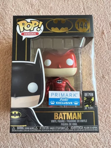 Metallic Red Batman Funko Pop Vinyl Figure #144 DC Super Heroes