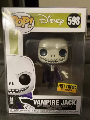 Metallic Vampire Jack 598 Funko POP!  Nightmare Before Christmas Hot Topic Excl