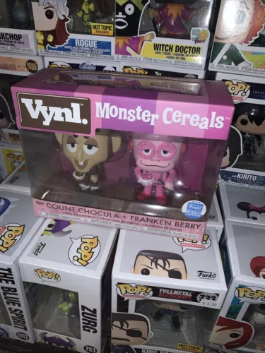 Monster Cereals Vynl. Count Chocula  Franken Berry Vinyl Figure 2-Pack Funko pop