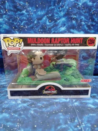 Muldoon Raptor Hunt Funko Pop! Jurassic Park #1204 Movie Moment