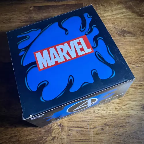 Mystery Box Funko Pop Venomized Human Torch 691 Venom Glows In Dark Pez Keychain