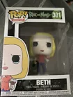 NEW Funko Pop! Animation Rick and Morty BETH with Wine Glass Vinyl Figure # 301