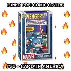 🔥 NEW Funko Pop! Comic Book Cover #30 Marvel - CAPTAIN AMERICA - Sealed 🔥