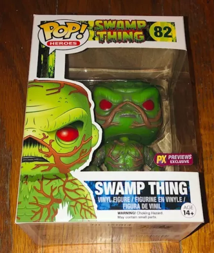 New Funko Pop DC Comics Super Heroes 82 Swamp Thing Preview Exclusive Vaulted