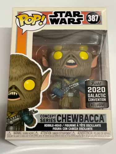 New Funko Pop Disney Star Wars Chewbacca Vinyl Figurine Concept Series 387