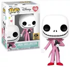 NEW Funko POP! Jack Skellington 1168 (Pink Suit Valentine) Disney HT EXPO (bend)