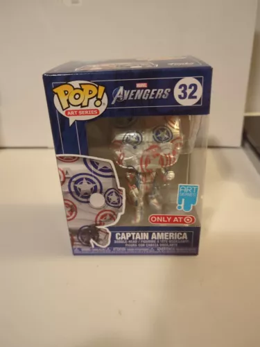 NEW Funko Pop Marvel Captain America 32 Target Exclusive Disney Avengers Figure